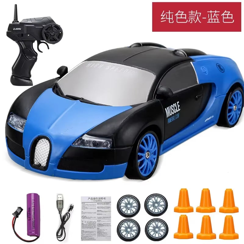 2.4G Drift Rc Car 4WD RC Drift Car Toy Remote Control GTR Model AE86 Vehicle Car-RC Racing Cars Toy for Children Christmas Gifts