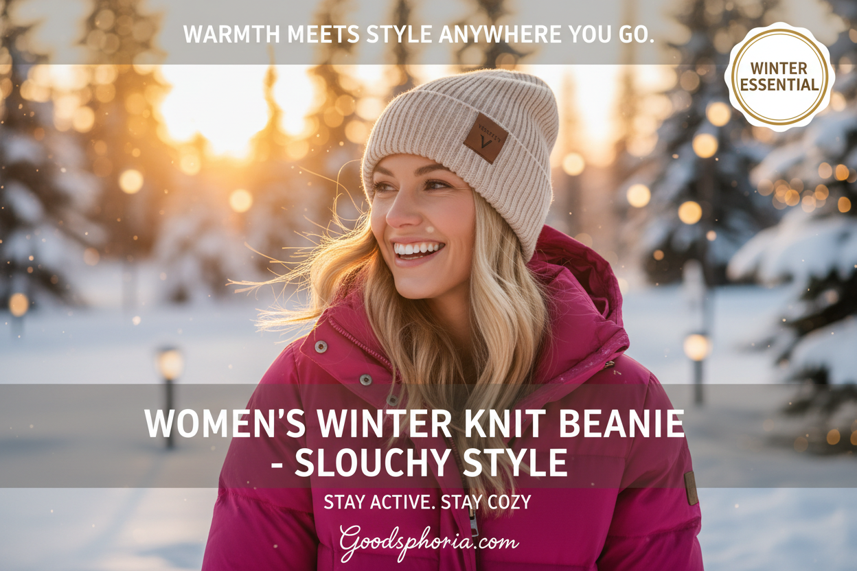 Slouchy Knit Beanie for Women