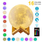 LED night light 3D moon sanctuary