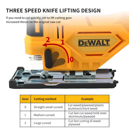 2700RPM Brushless Curve Saw Cordless Electric Jig Saw Portable Adjustable Woodworking Power Tool For  20V Battery