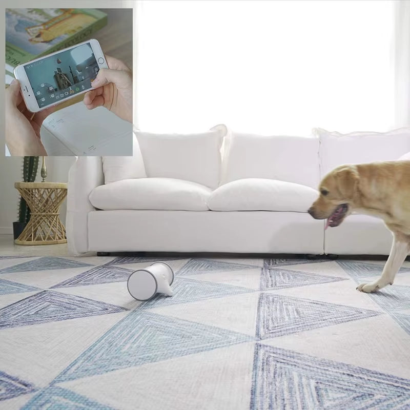 Upgraded Automatic Smart Pet Toy Interactive Owl Robot Wifi With1080P Hd Video Camera Cat Dog Pet Supplies