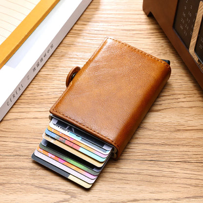 RFID wallet card organization slots