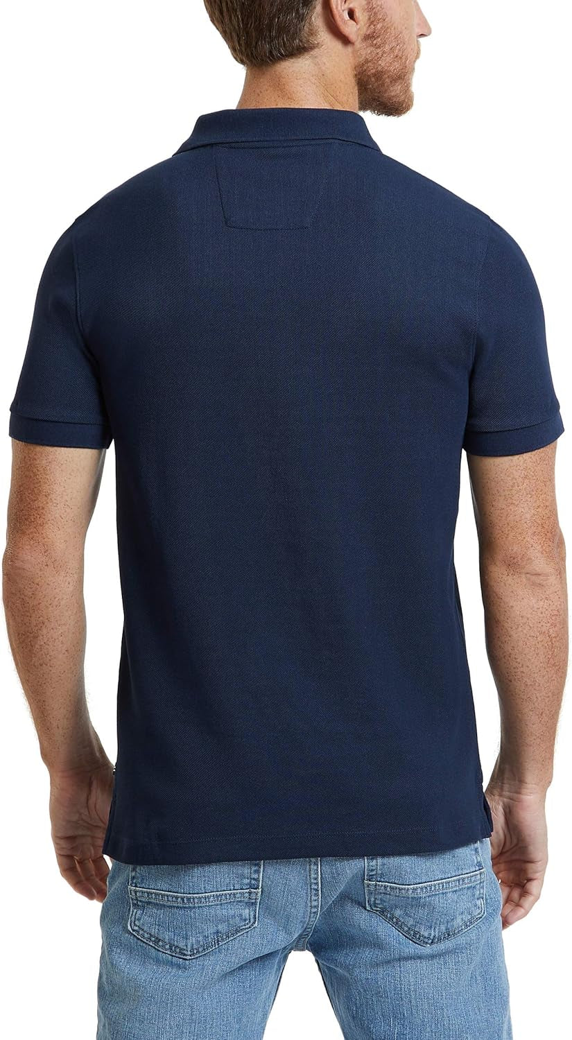 Men's Slim Fit Short Sleeve Solid Polo Shirt