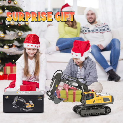 JOU002 - Adventure Awaits: 11-Channel Remote Control Excavator for Young Builders!