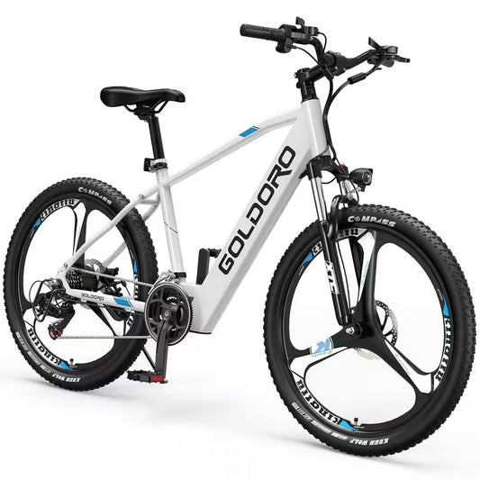 Electric Bike X7 Sport E-Bike, Full Suspension 26in. Tire 350W 36V, Max 18 MPH, 21 Speed 52-62 Mile Riding Distance