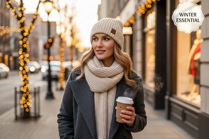 Slouchy Knit Beanie for Women