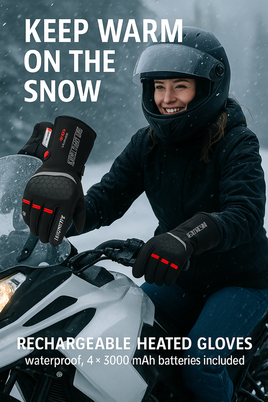Rechargeable Heated Gloves - Waterproof